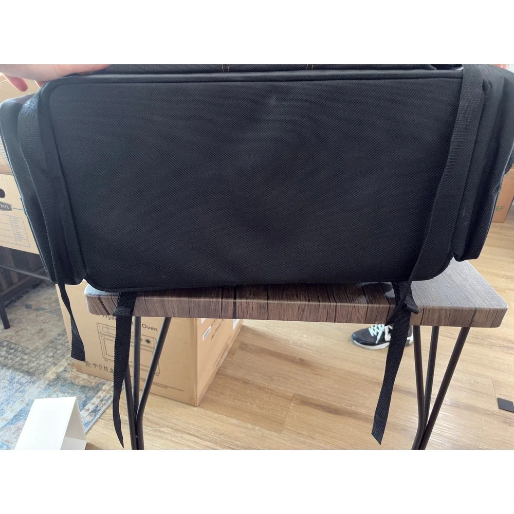 T-Bags Dekker II Tour-Pak Bag Black Motorcycle Luggage‎ TB1600DT Reflective Trim